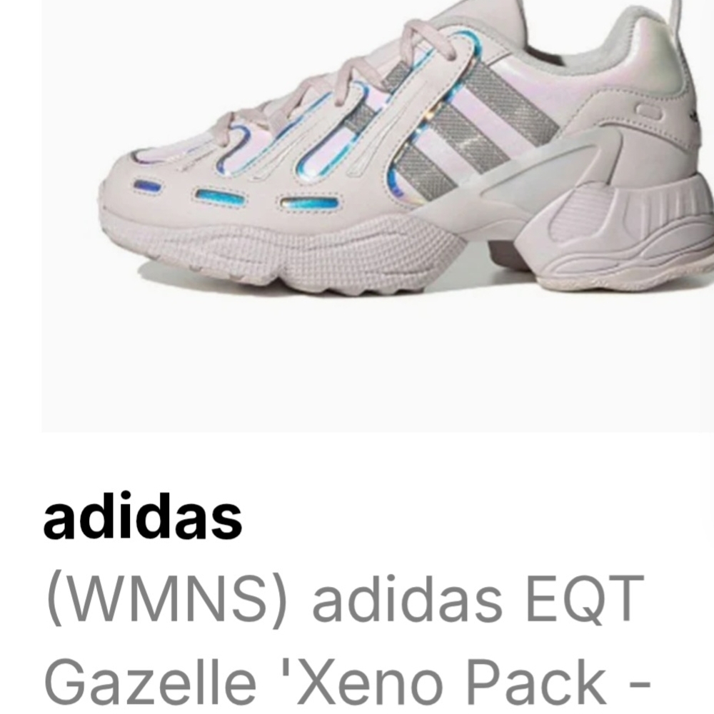 Adidas Women's EQT Gazelle Sneakers - Light Gray and Silver
